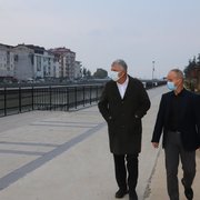 Başkan Sarıalioğlu, Solaklı Vadisi İnşaatını İnceledi