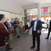 Başkan Sarıalioğlu’ndan Çarşıda Esnaf Turu