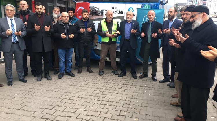 Of’tan İdlib’e 2’inci Yardım Tır’ı Da Yola Çıktı