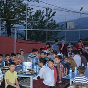 Ballıca Erkek Kur'an kursu öğrencileri iftarda buluştu