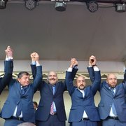 Bakan Soylu, Of'ta mini miting yaptı