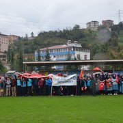 Yağmura rağmen Cumhuriyet’i coşkuyla kutladılar