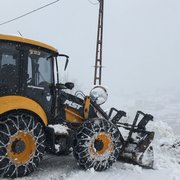 Of Belediyesi karla mücadeleyi 24 saat esasıyla sürdürüyor