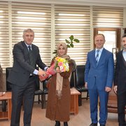 Of Anadolu İmam Hatip Lisesi'nden Başkan Sarıalioğlu'na Ziyaret